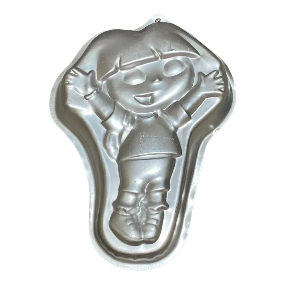 VTG 2003 Wilton Dora‎ the Explorer Cake Pan Nick Jr. Backpack Baking 2105-6300